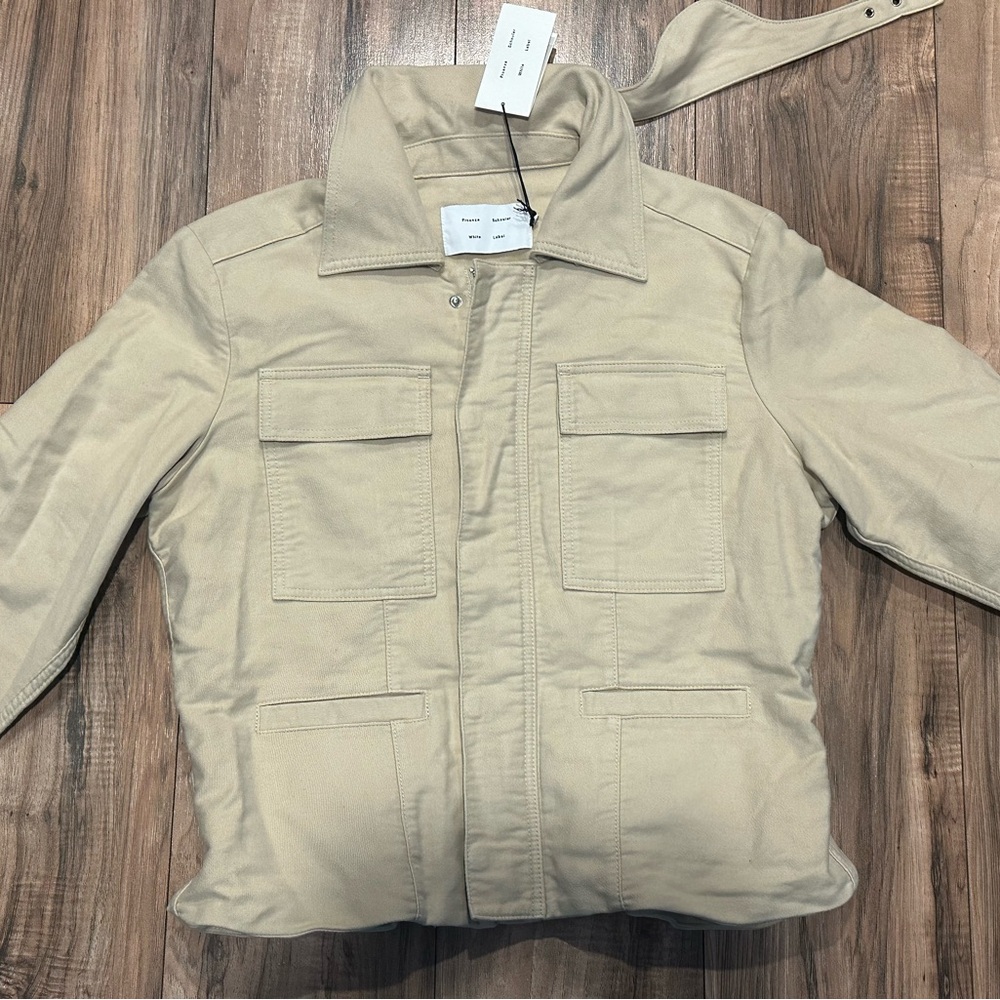 Proenza Schouler Beige Zip Up Jacket